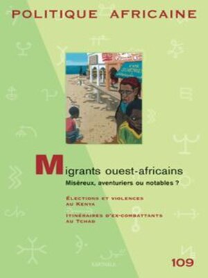 cover image of Politique Africaine, N° 109